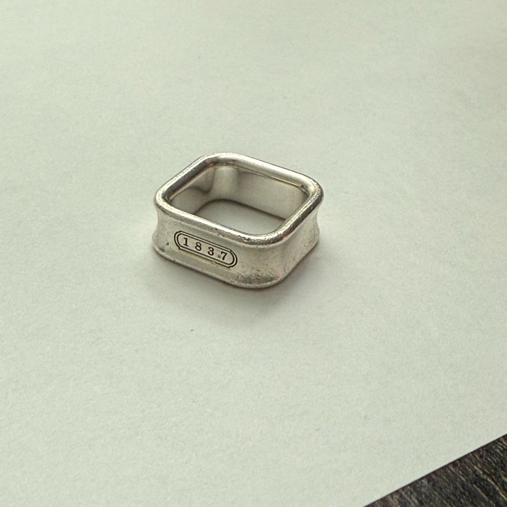 Tiffany & Co. 1837 Square Ring